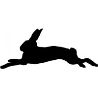 Rienda Libre Graphics - Decomural Leaping Hare Rabbit Pack Ws-33089