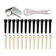 thumbnail image 3 of 24 Clavijas de Cuerda para Puente de Guitarra Acústica, Portátiles, Ligeras con Extractor de Pasadores de Puente, Clavijas de Guitarra para Guitarra a, 3 of 5
