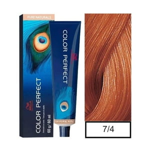Wella - Tintura Semipermanente Color Perfect 7/4 R 60Gr + Oxidante