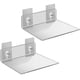 thumbnail image 1 of Juego de 2 estantes flotantes que amplían fácilmente el espacio de la pared. Estante de pared pequeño de acrílico para dormitorio, baño, sala de juegos, sala de estar y oficina., 1 of 5