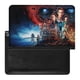 thumbnail image 1 of Stranger Things Porta Pasaporte y Cartera de Viaje Premium de Cuero PU, Funda de Pasaporte Bloqueo RFID con Ranuras para Tarjetas de Crédito, Estuche para Libro de Pasaporte para Familia 10cm × 15cm, 1 of 6
