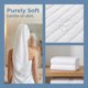 thumbnail image 4 of REGALWOVEN Toallas de Mano de Algodón, Toalla Decorativa de Patrón a Rayas para Baño, Viaje, Campamento Blanco 1 Pieza, 4 of 7