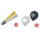 thumbnail image 5 of Kit de Fiesta Beistle Super Deluxe 100 Negro/Oro/Plata, 5 of 7