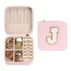 thumbnail image 1 of Caja de accesorios de viaje REGALWOVEN para regalos de adolescentes, pequeño organizador de accesorios portátil de cuero PU, almacenamiento en caja rosa J, 1 of 7
