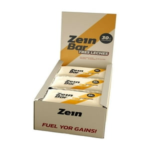 Zein - Box De 12 Barras De Proteina Bar Tres Leches 100Gr -