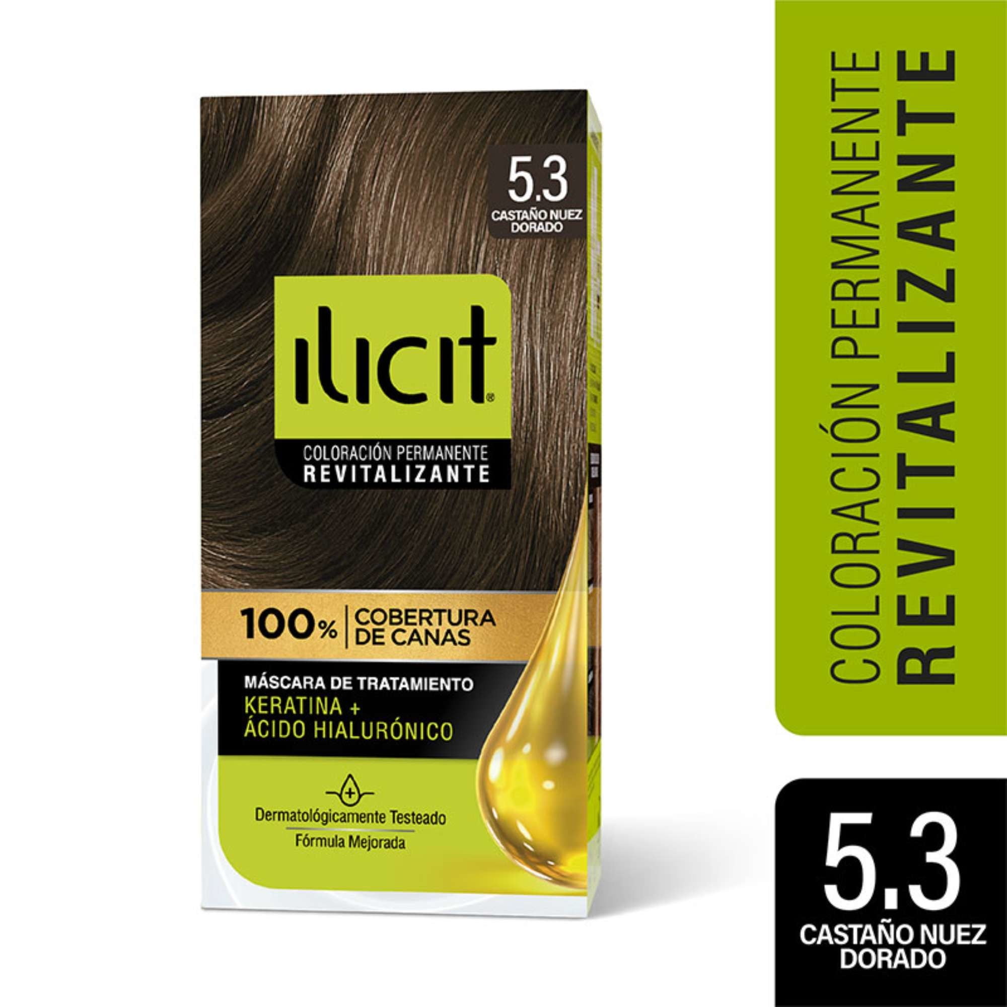 Ilicit - Coloración Cabello 5/3 Castaño Nuez Dorado
