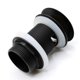 thumbnail image 4 of Tapón de desagüe de bañera independiente FerDy, desplegable, negro mate, 4 of 8