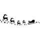 thumbnail image 1 of Decomural Santa Reindeer Stars Festive Christmas WS-19528, 1 of 2