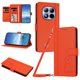 thumbnail image 1 of Funda Cartera Trébol para Xiaomi Poco M8 Pro 5G con Ranuras Tarjetas y Carga Inalámbrica Naranja, 1 of 6