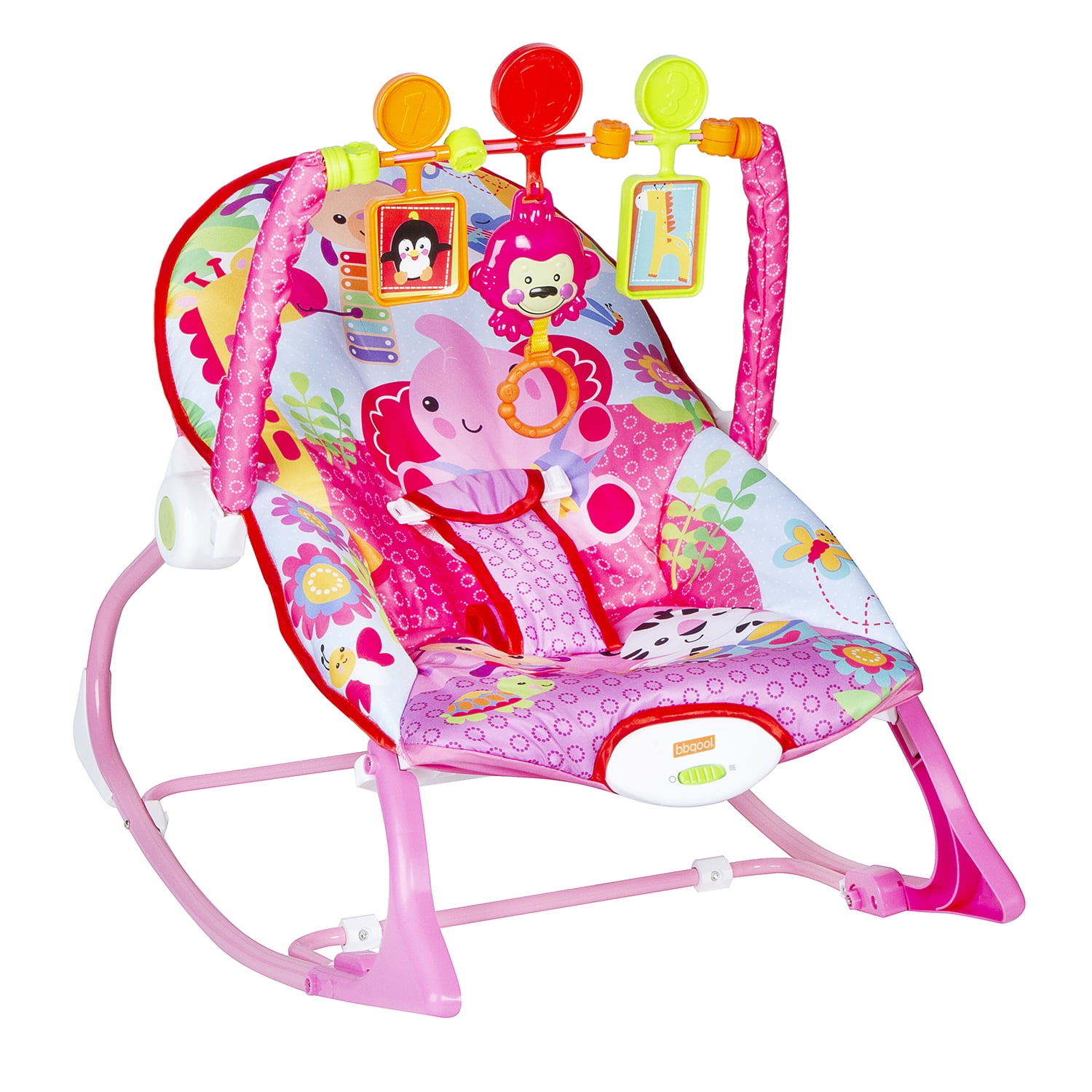 Bbqool - Silla Nido Mecedora Rocker Elephant Pink