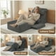 thumbnail image 3 of Juego de 9 almohadas ortopédicas en cuña ajustable Axelrod gris, 3 of 6