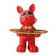 thumbnail image 1 of Estatuilla Para Artículos Diversos, Estatua De Perro, Bandeja Organizadora De Entrada, Color Rojo, 1 of 5