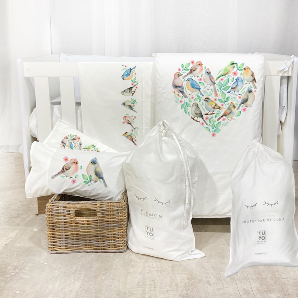 Tuyo Print - Set Cuna - - Pajaritos