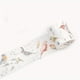 thumbnail image 1 of 1pc/pack Vintage Feathers Flowers Bird Masking Washi Tape Retro Ins Decorative Adhesive Material Sticker Label Scrapbooking 1.57inch*118.11inch, 1 of 4