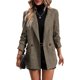 thumbnail image 1 of Mina Self 2026 Blazer de Cuadros Príncipe de Gales para Mujer, 1 of 3
