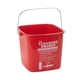 thumbnail image 1 of Cubo de limpieza Winco PPL-3R 3L para solución desinfectante rojo, 1 of 2