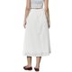 thumbnail image 3 of INSPIRE CHIC Faldas Boho de Verano para Mujeres de Regreso a Clases de Cintura Alta Línea A Fluidas con Ojal Maxi Faldas M Blanco, 3 of 6