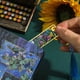 thumbnail image 2 of Marcapáginas de la serie Flores y Sombras, creativo, retro, pintura famosa, metal, diario, colgante, libro de lectura, 2 of 5