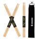 thumbnail image 1 of Baquetas Donner 5A Classic de madera de arce con bolsa de transporte, 3 pares, 1 of 9