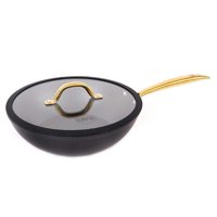Wens - Wok Con Tapa De Vidrio 28 Cm Golden Series