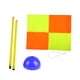 thumbnail image 1 of Bandera De Esquina De Fútbol, Postes De Agilidad De Fútbol, Bandera Deportiva De Entrenamiento Para Adultos Para Juegos, 2 Uds., Base Azul, 1 of 3