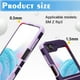 thumbnail image 5 of Funda protectora de una pieza con bisagra y color de contraste para Z flip6 y Z flip5/4, con armadura SGP, 5 of 5