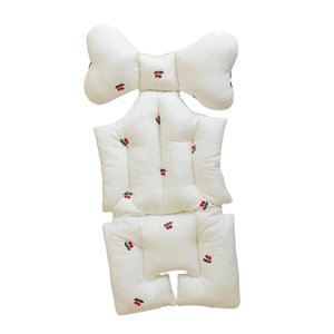 Magideal - Almohada Para Cochecito De Bebé, Cojín Para Asiento De Cochecito, Colchón Suave Para Cochecito, Soporte Cálido Y Grueso, Alfombrilla Para Cochecito De Cereza