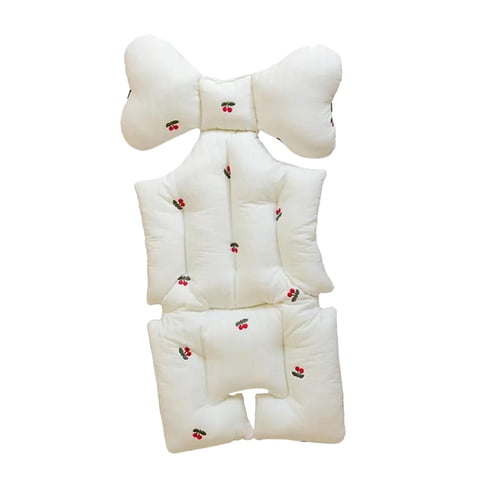 Magideal - Almohada Para Cochecito De Bebé, Cojín Para Asiento De Cochecito, Colchón Suave Para Cochecito, Soporte Cálido Y Grueso, Alfombrilla Para Cochecito De Cereza