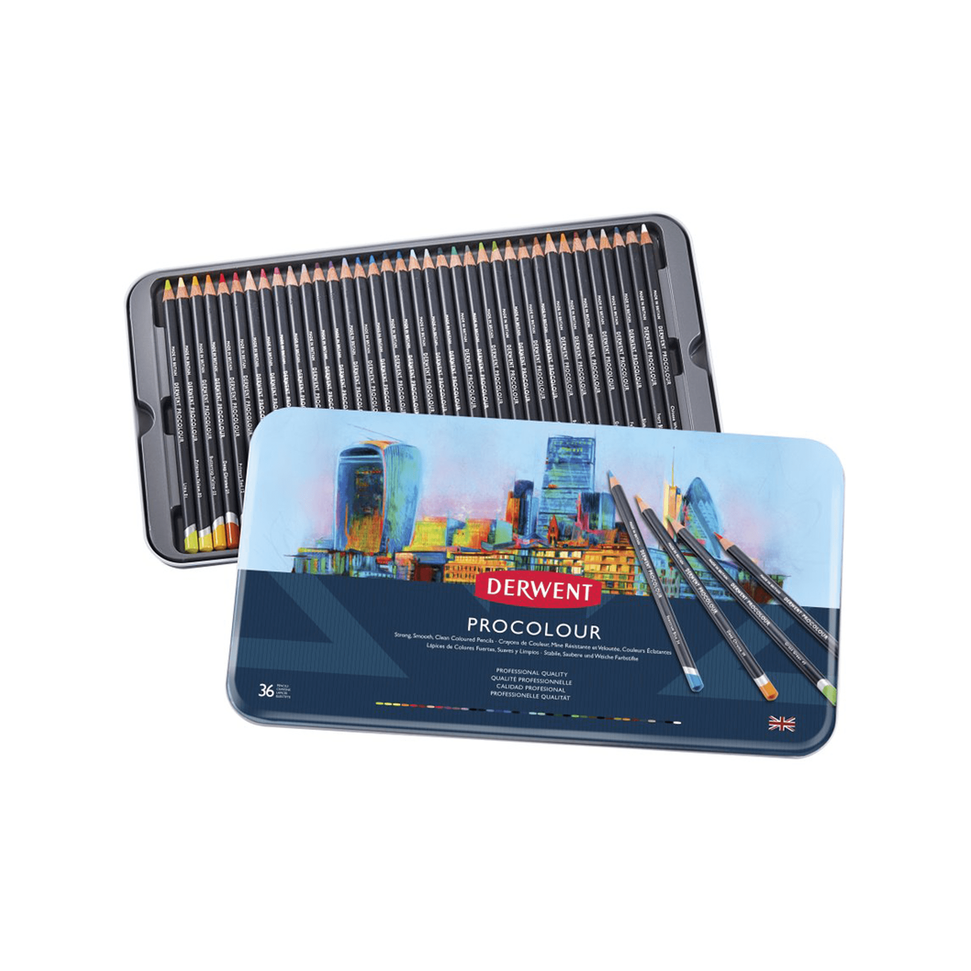 Lápices De Colores Procolour Derwent Set 36