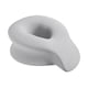 thumbnail image 1 of Almohada De La Cuna De La Cara Descansa De La Cara Almohada Relajarse Boca Abajo Almohada De Viaje De Almohada Gris Claro, 1 of 5