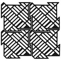 Tapete Para Fregadero De Cocina Happy Sinks De Silicona Resistente Al Calor, Paquete De 4