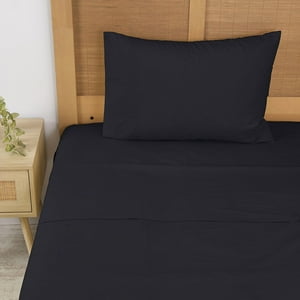 Mashini - Sábana 144 H Colores Lisos 1P Grafito