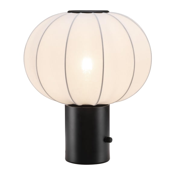 Lámpara de Mesa Zuo Wisteria Acero Blanco/Beige Estilo Moderno 40 cm