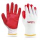 thumbnail image 1 of Guantes de trabajo STIX-ON SAFETY, antideslizantes, de látex rojo y algodón, 10 pares, 1 of 5
