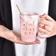 thumbnail image 2 of Taza de café YHRJWN Best Mom Ever, 400 ml, cerámica, rosa, 2 of 7
