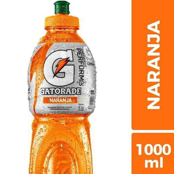 Bebida Isotónica Naranja Botella, 1 L