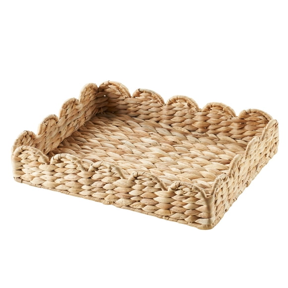 Bandeja Home Decor Collection Borde Ondulado 11 x 14 in Hyacinth
