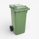 thumbnail image 1 of Contenedor de Basura 120 lts - Verde 120RC, 1 of 2