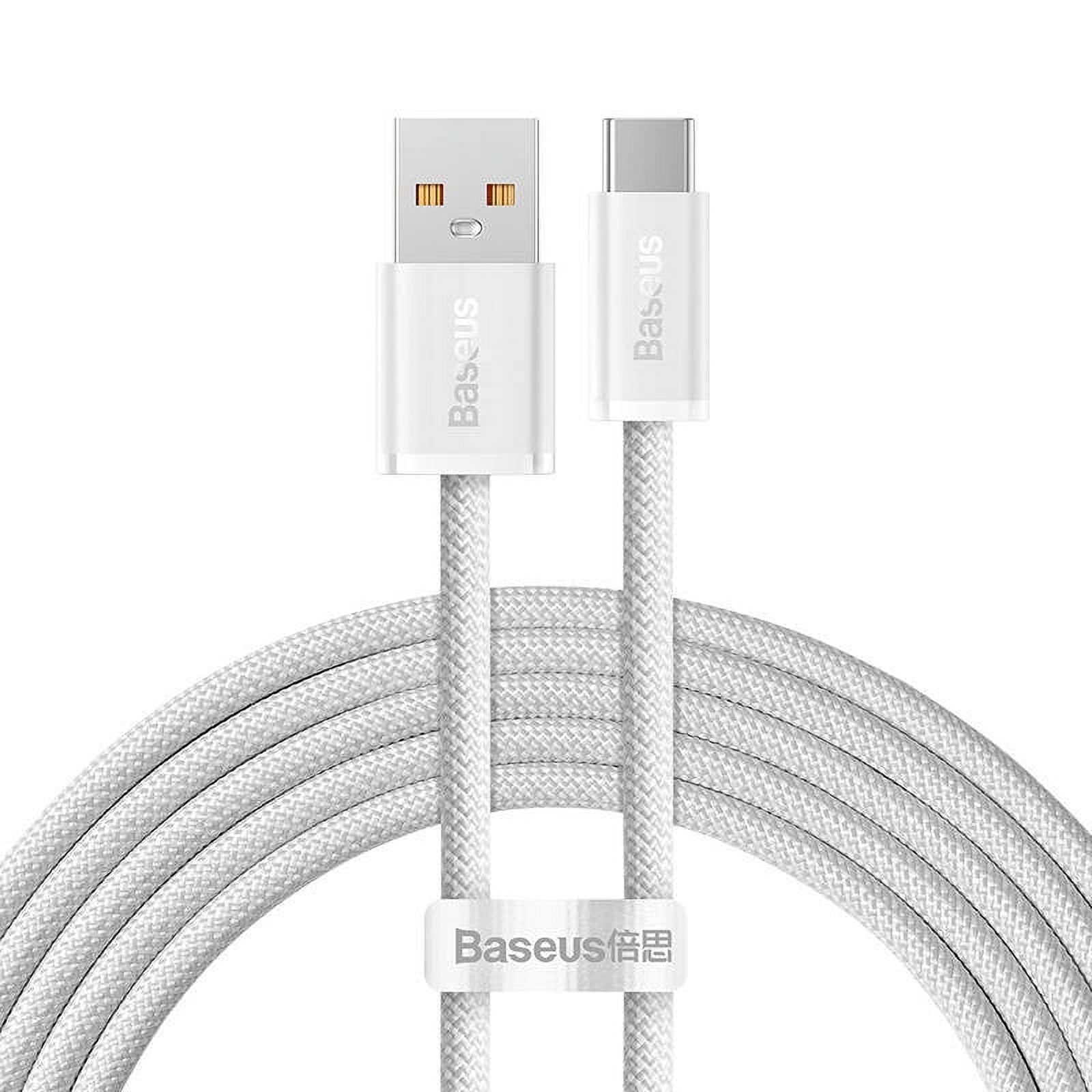 Baseus - Cable De Carga Rápida Usb A Tipo C De 100w Y 2 Mt