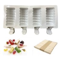 Genérico - Moldes De Silicona Para Paletas De Helado