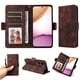 thumbnail image 1 of Carcasa FOXDOCK Vivo Y400 Pro de cuero PU, diseño acolchado clásico, protección contra caídas y rayones, 1 of 5