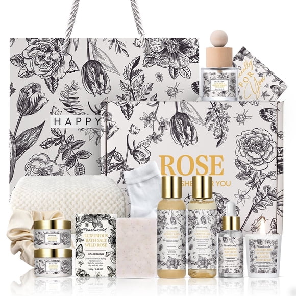 Set Spa de Lujo Wild Rose de 14 Piezas para Mujer