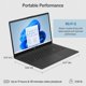 thumbnail image 3 of Laptop HP 15,6" Intel N200 8 GB 128 GB Wi‑Fi 6 Windows 11, 3 of 6