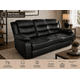 thumbnail image 1 of Sofa Reclinable Relaxline 3 Cuerpos Negro Posa Vaso, 1 of 6