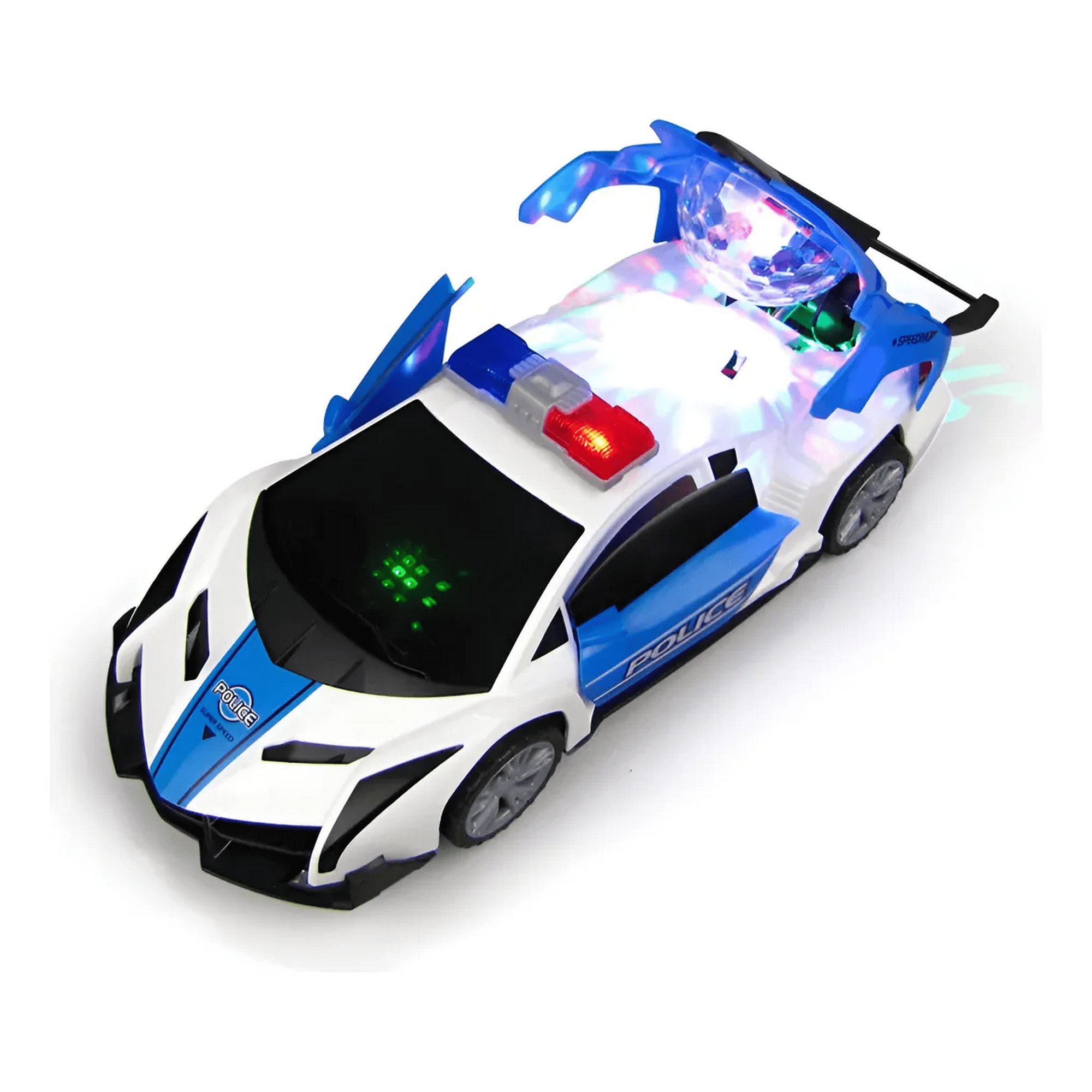 Genérico - Juguete Auto Policia Con Luz Y Musica Para Niños