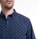thumbnail image 4 of Camisa Estampada Microprint Azul Marino azul marino L, 4 of 4