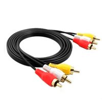 Generica - Cable De Video Rca 3X3 Audio Video 1.5 Metro Calidad Blister