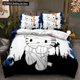 thumbnail image 1 of Cute Cartoon Hello Kitty Printed Home Comfortable Bedding Set Soft Three Piece Pillowcase Duvet Cover Girl Adult Full-Size Bed Sheets, 1 of 5