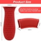 thumbnail image 2 of Juego de fundas de silicona para asas calientes, soportes para asas de sartenes, fundas para asas de sartenes de hierro fundido, fundas antideslizantes resistentes al calor para planchas, sartenes de, 2 of 8