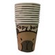 thumbnail image 1 of Pack 10 Vasos Decoración Diseño Capibara Capybara Cumpleaños Chocolate, 1 of 2